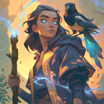 Larina Blackfeather card art
